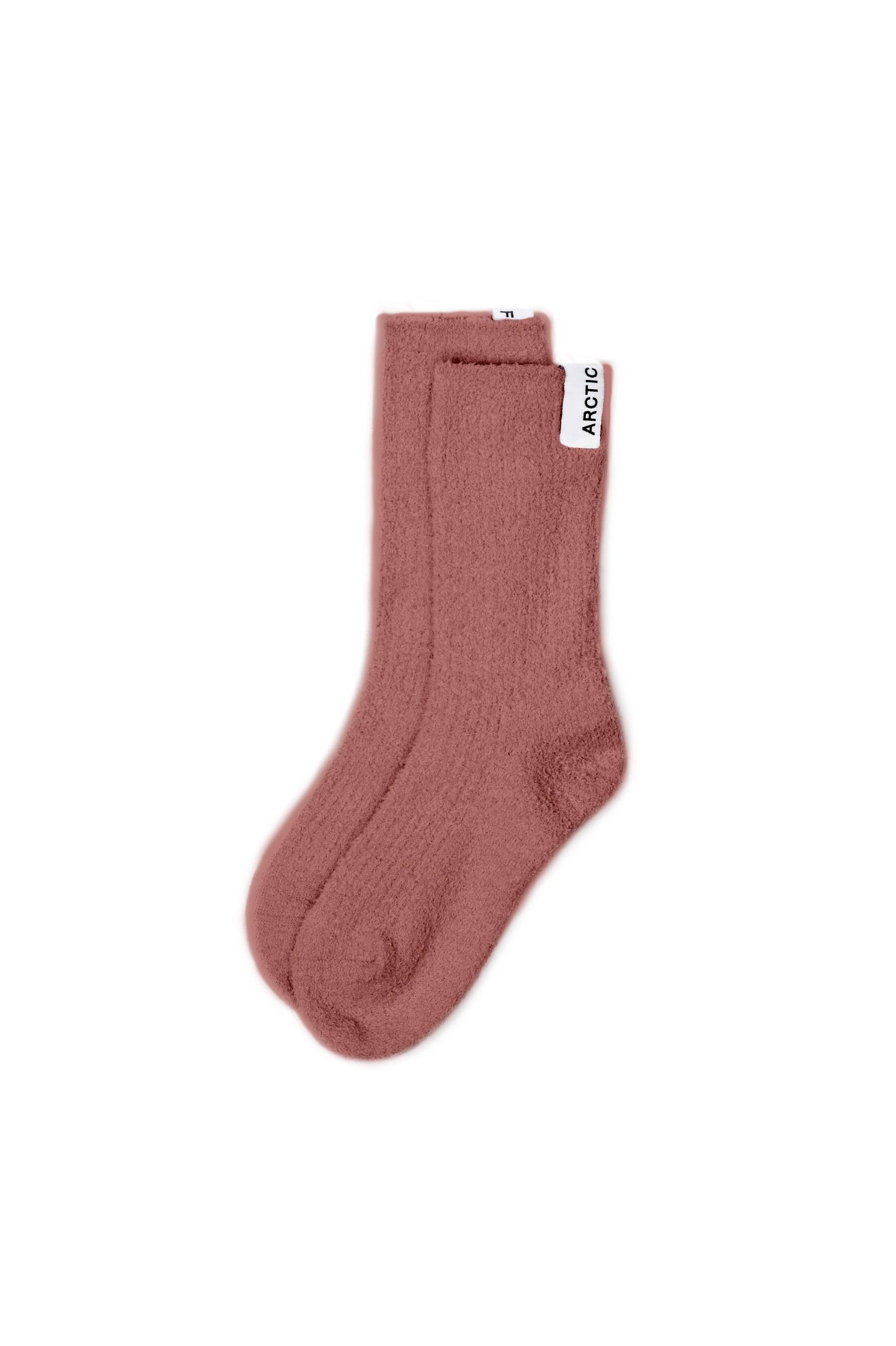 100% Recycled Cosy Socks | Muted Pink