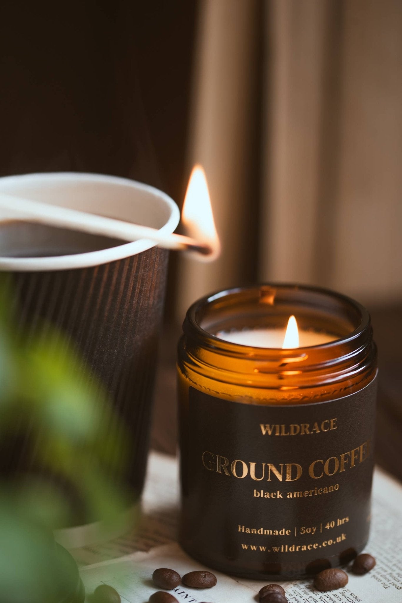 Ground Coffee - Coffee Bean Candle