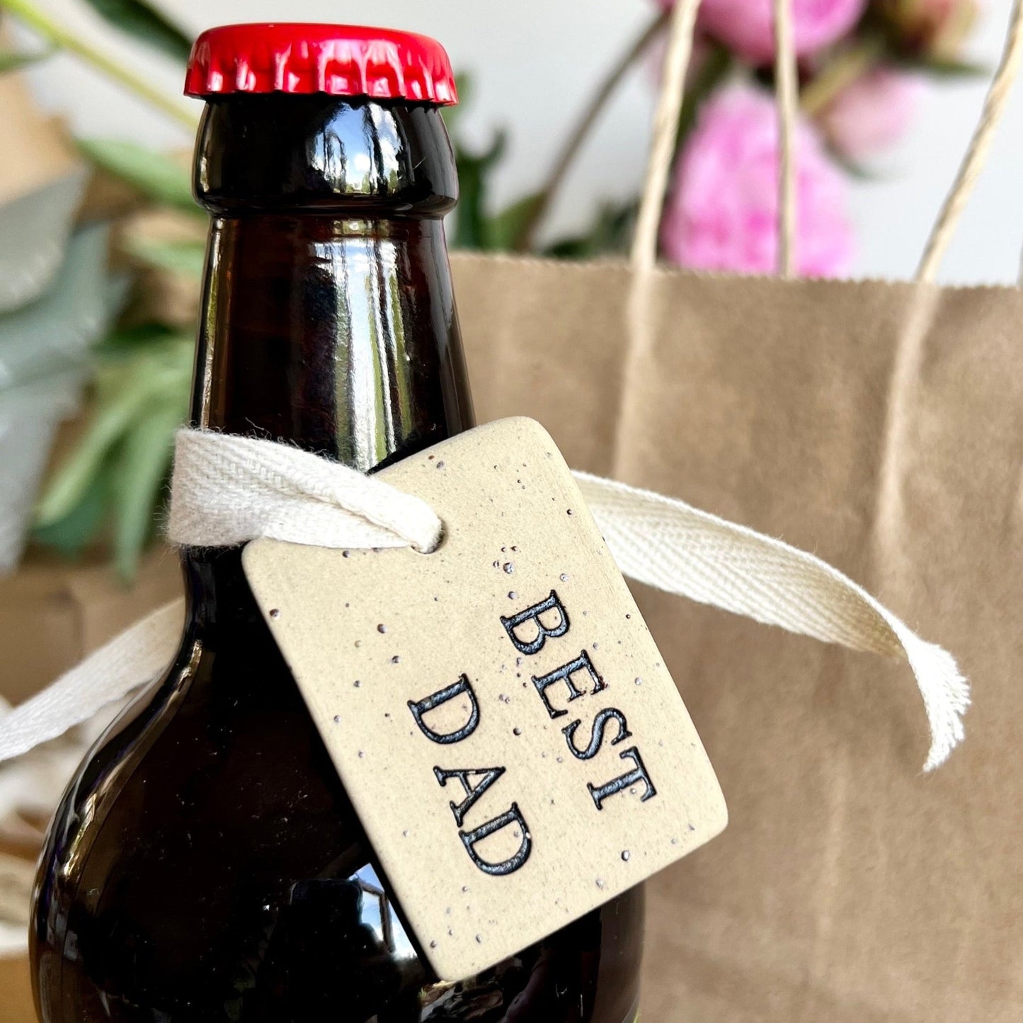 Best Dad | Ceramic tag