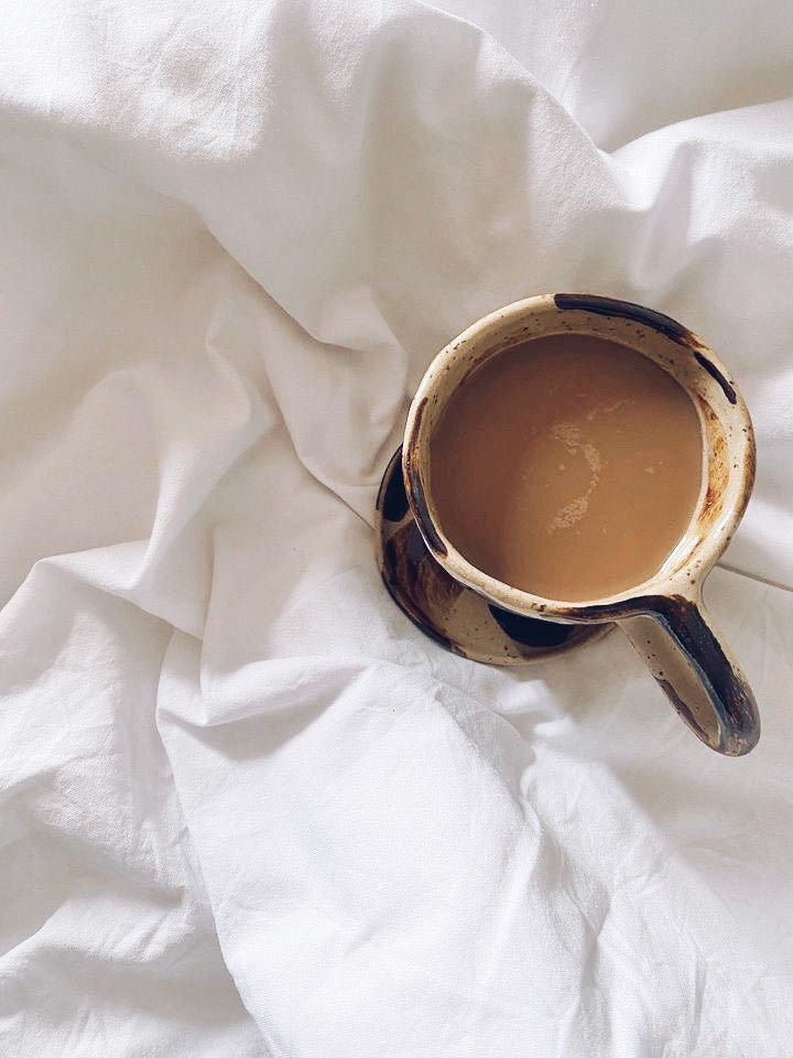 Brushstrokes | Biscuit Plate & Cosy Mug Duo