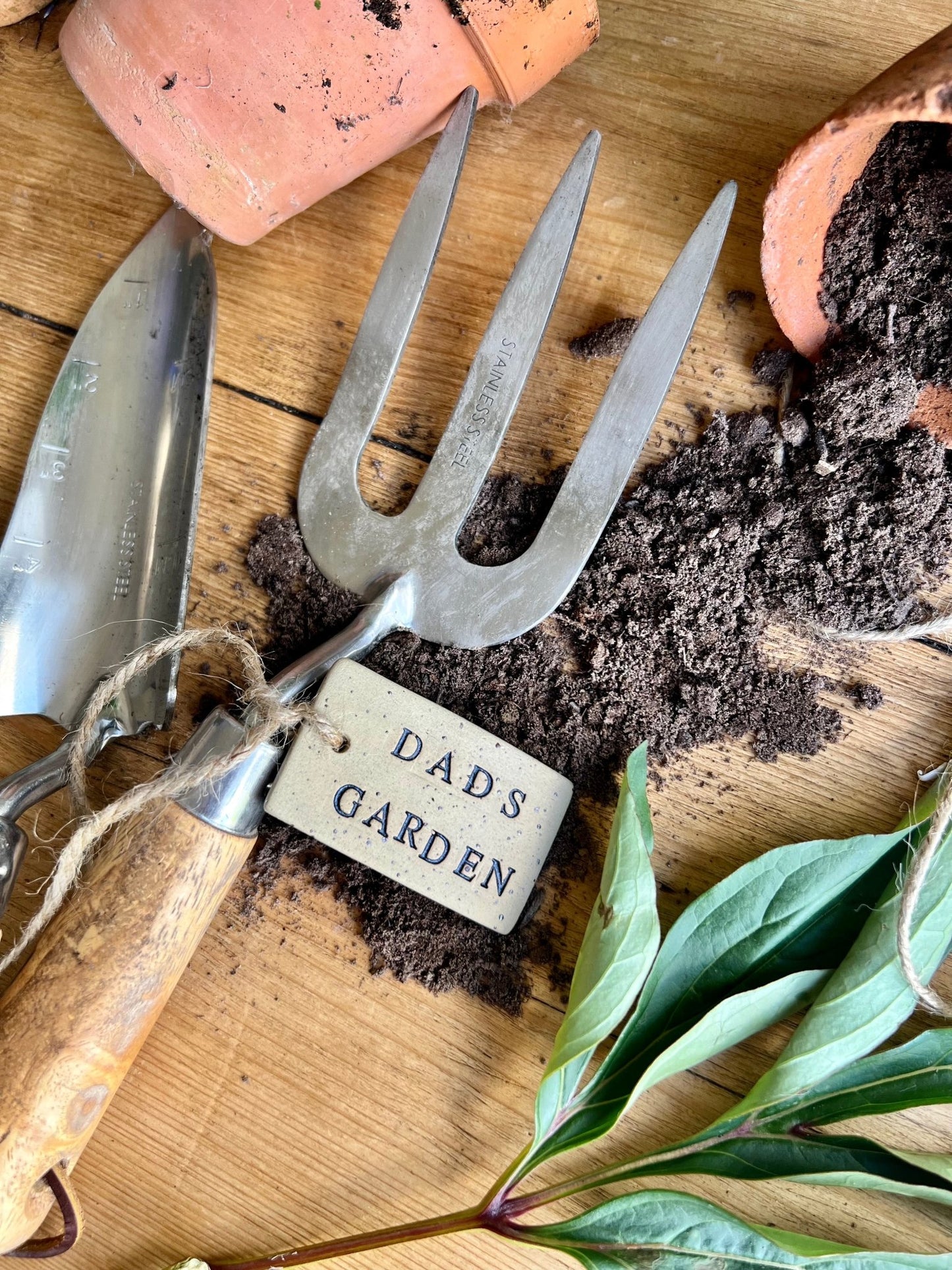 Dads Garden | Ceramic tag