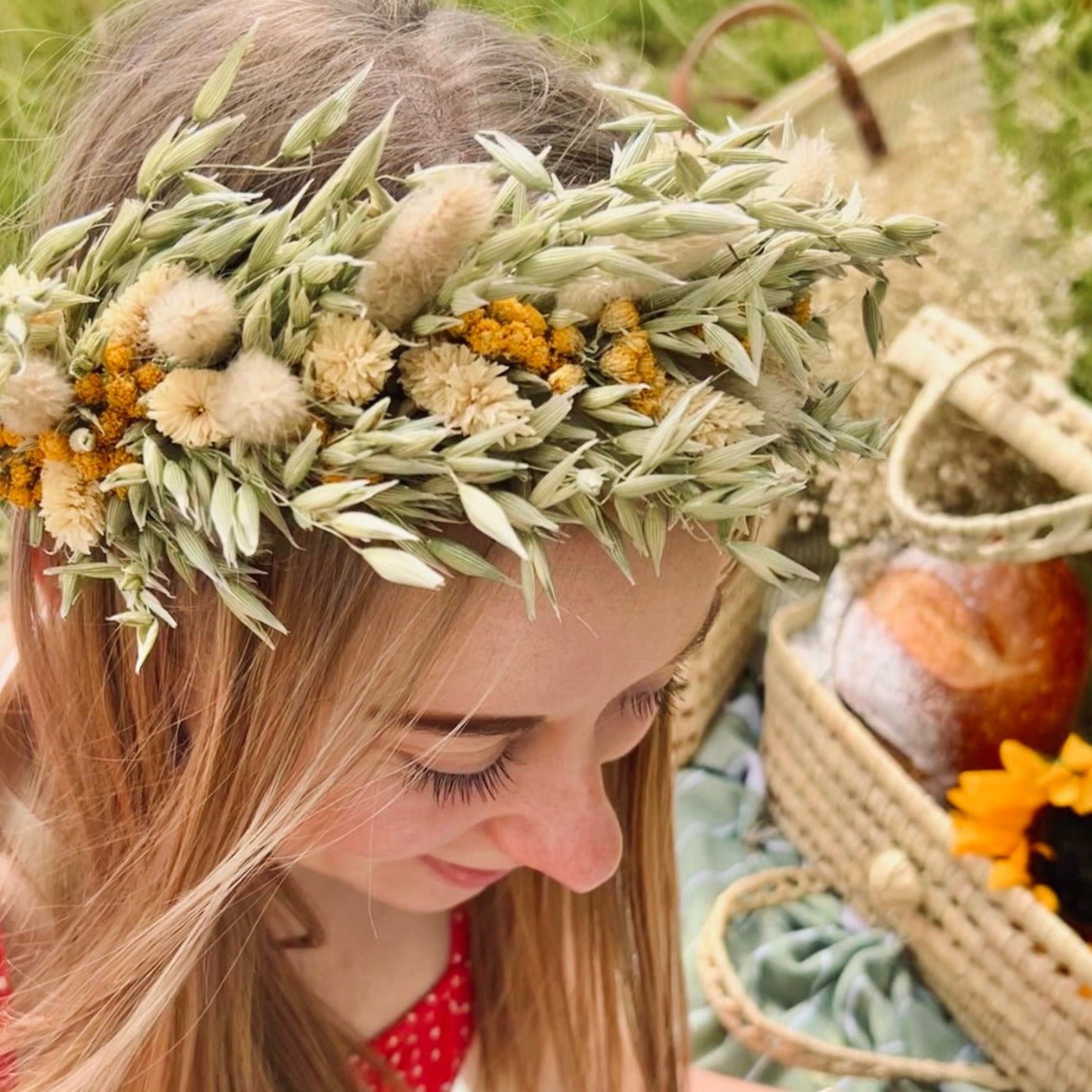 Dried Flower Crown | Sunshine