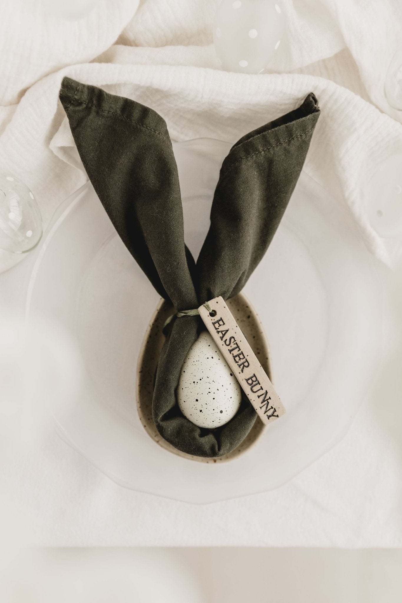 Easter Bunny | Ceramic tag