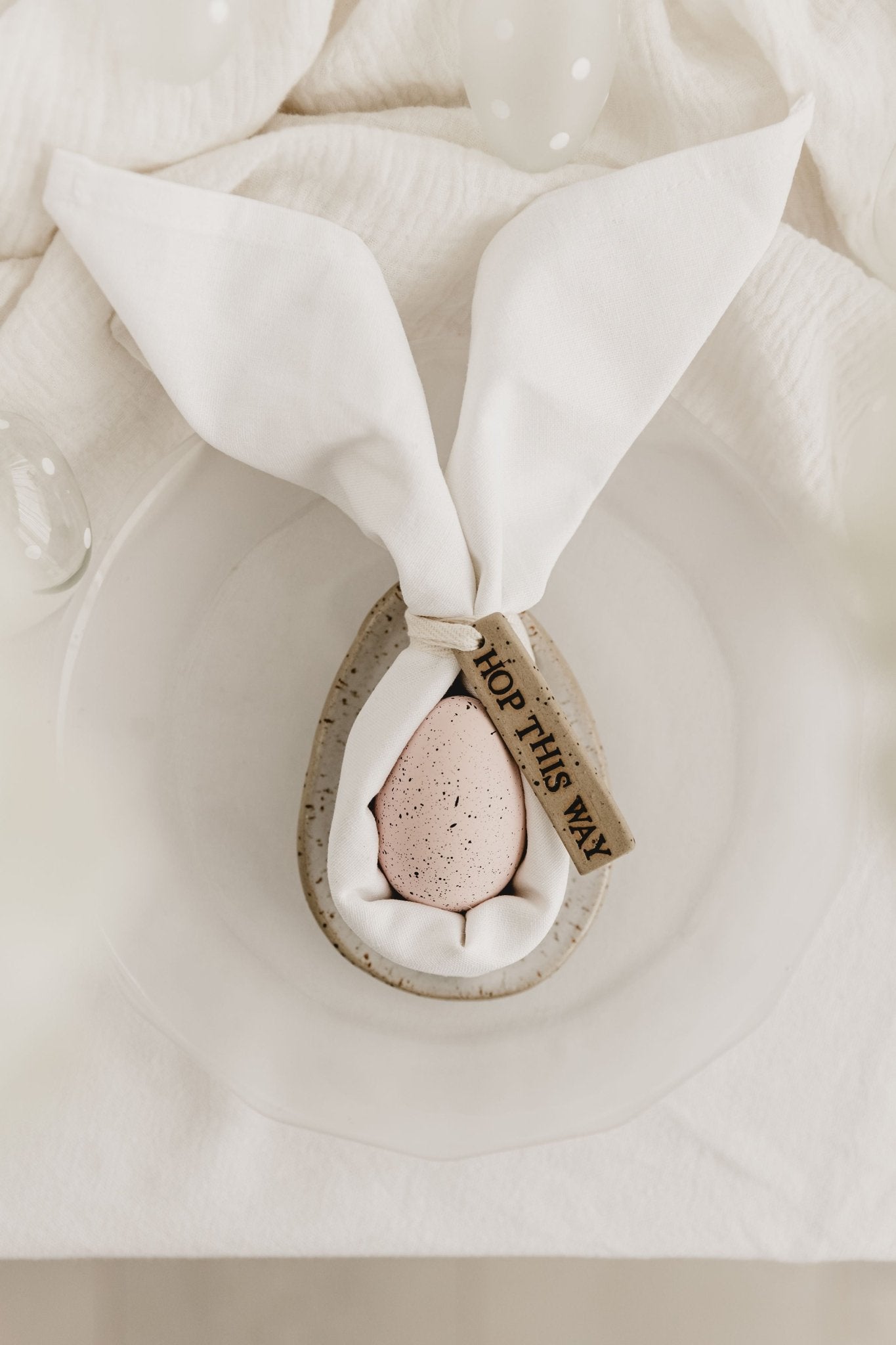 Hop This Way | Ceramic tag