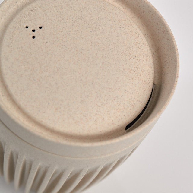 Huskee 6oz Natural Coffee Cup + Lid