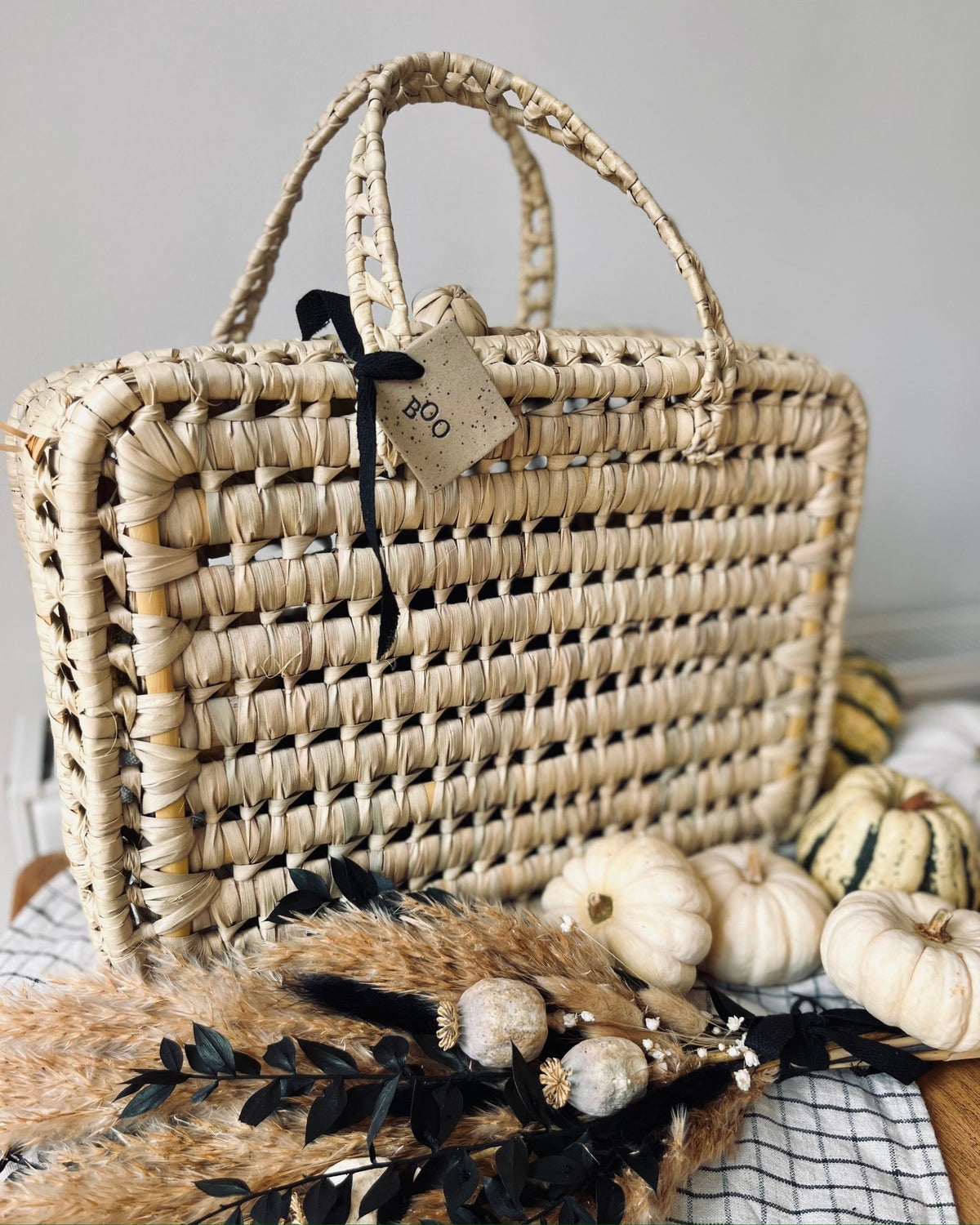 Large Boo Ceramic Tag