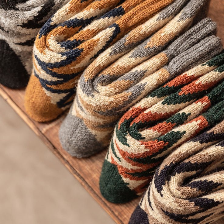 Men's Winter Socks | Mustard