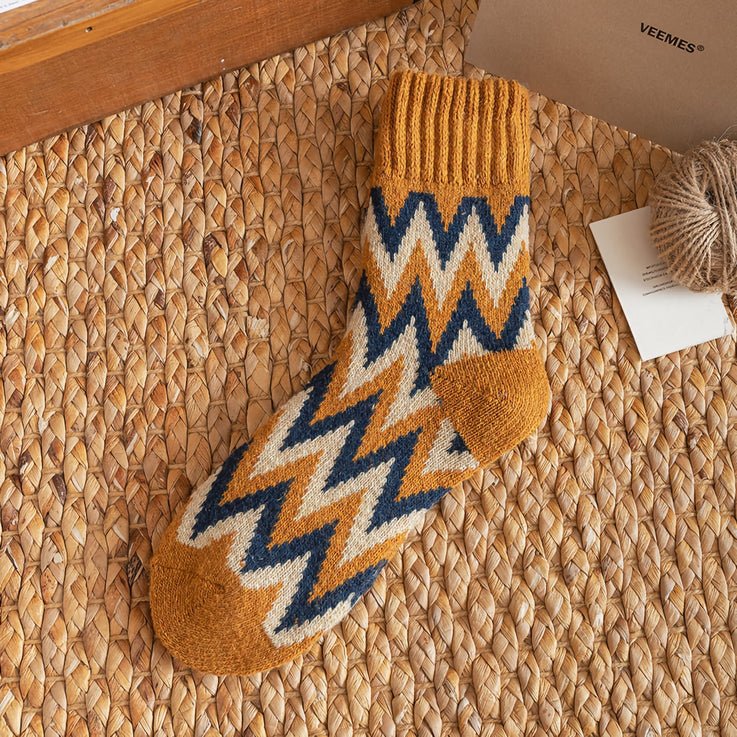 Men's Winter Socks | Mustard