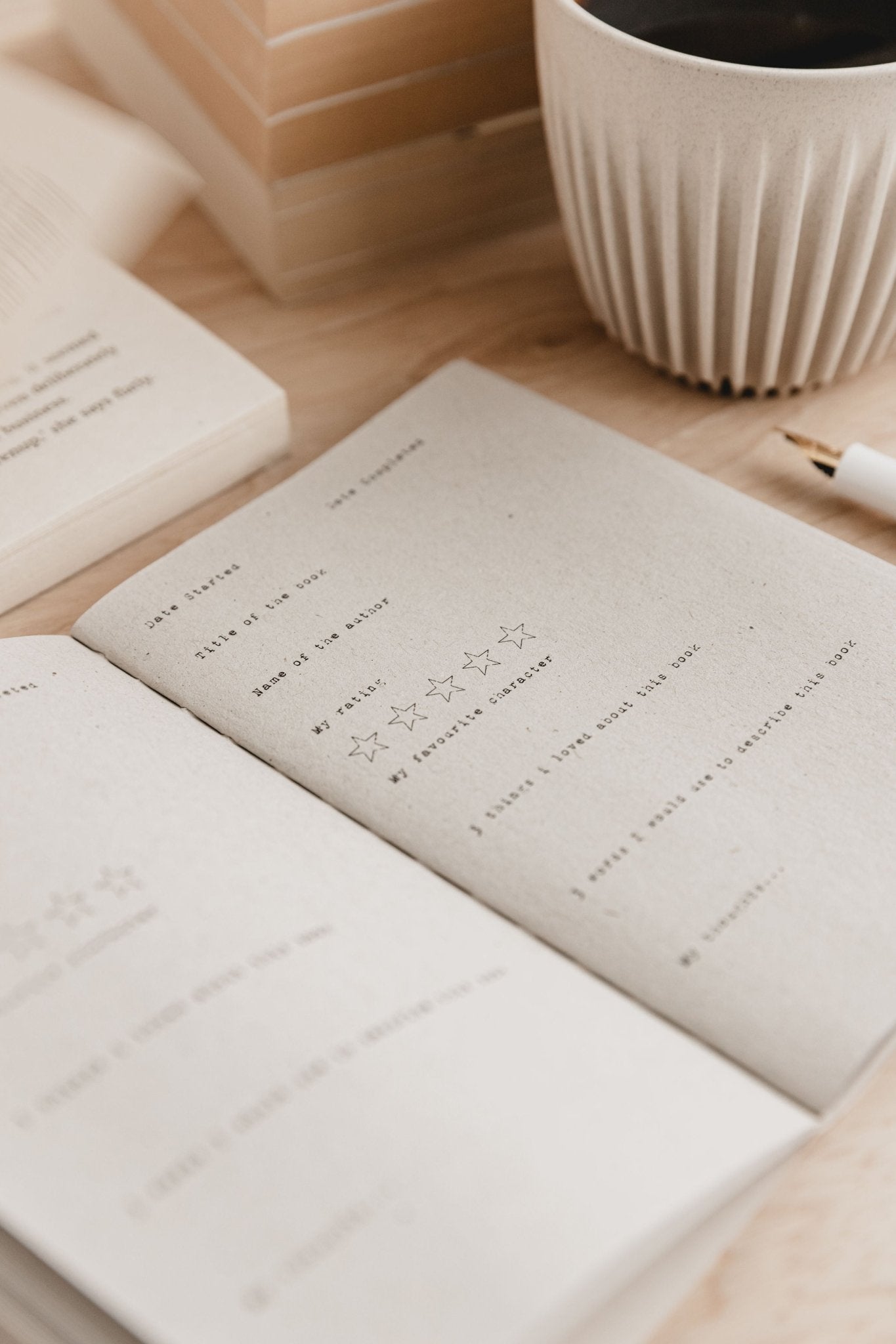 Reading Journal | A5 & A6 | Personalise