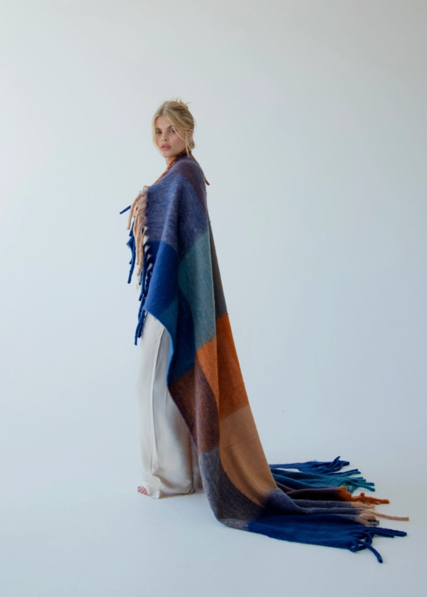 Reykjavik Recycled Blanket | Multi