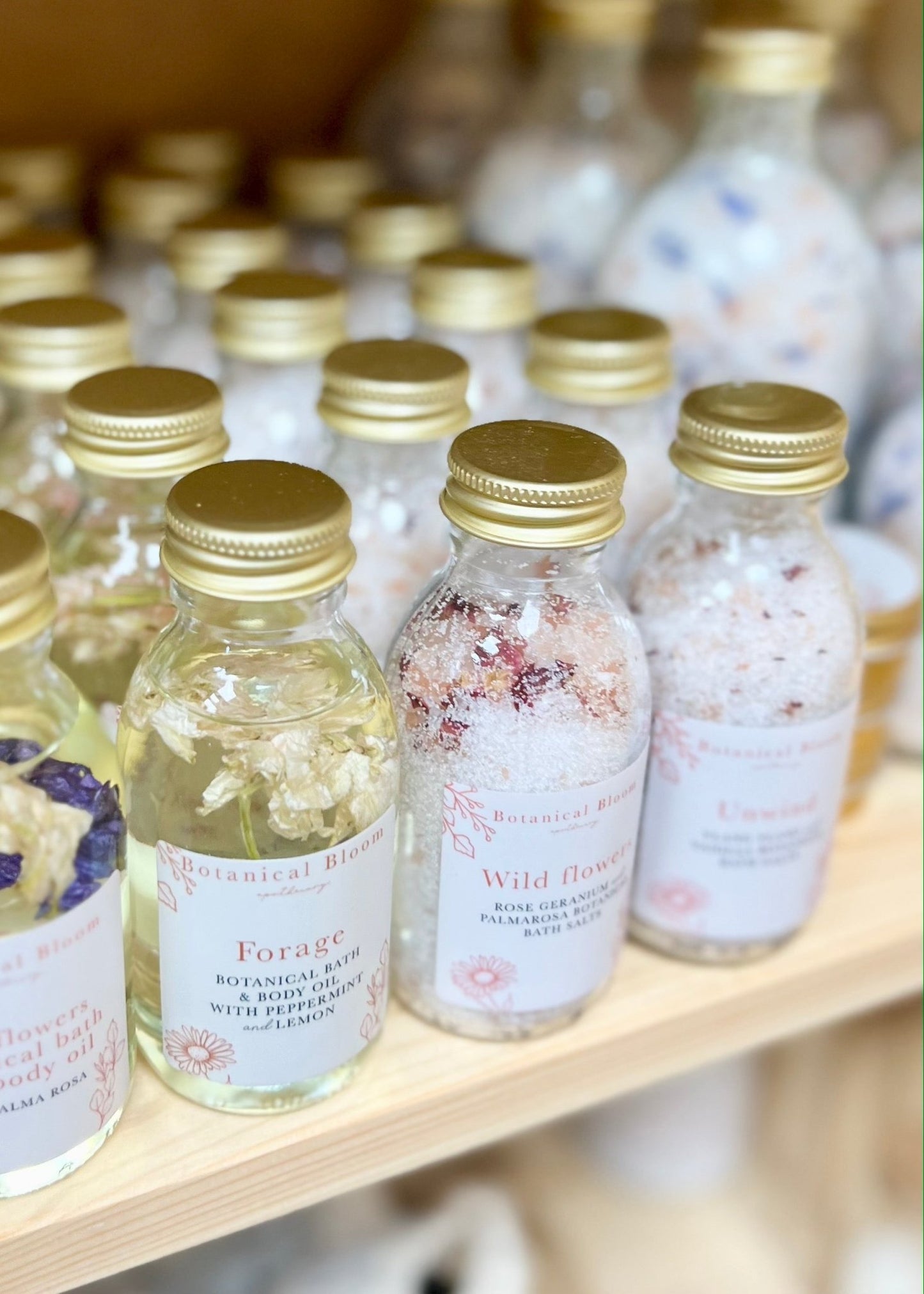 Rose Geranium + Palma Rosa Bath Salts