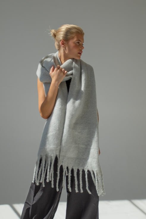 The Reykjavik Scarf | Arctic Grey