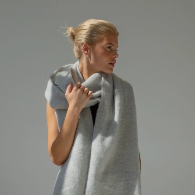 The Reykjavik Scarf | Arctic Grey