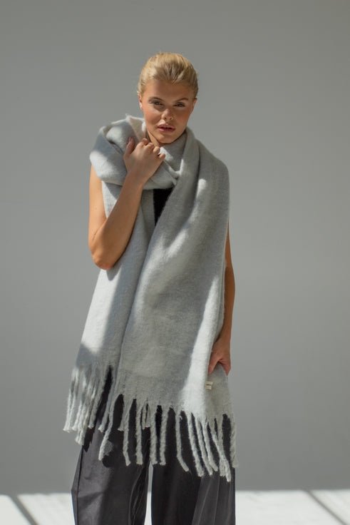 The Reykjavik Scarf | Arctic Grey