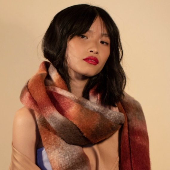 The Reykjavik Scarf | Momiji Dusk