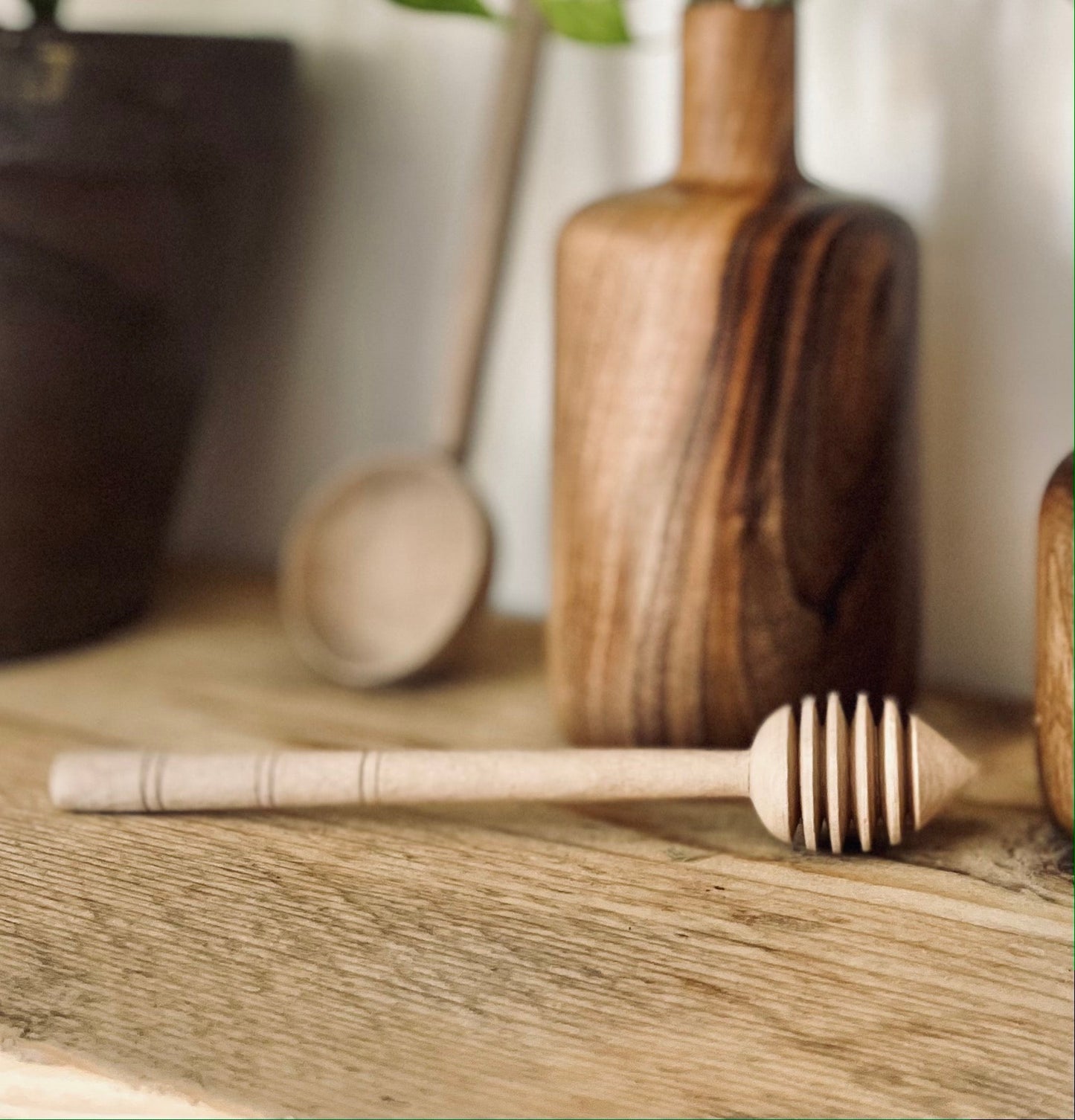 Walnut Wood Honey Dipper