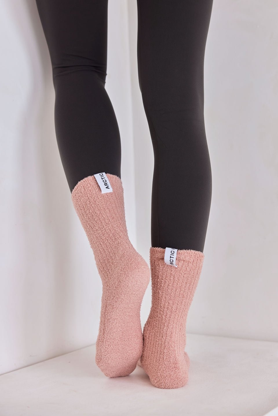 100% Recycled Cosy Socks | Muted Pink