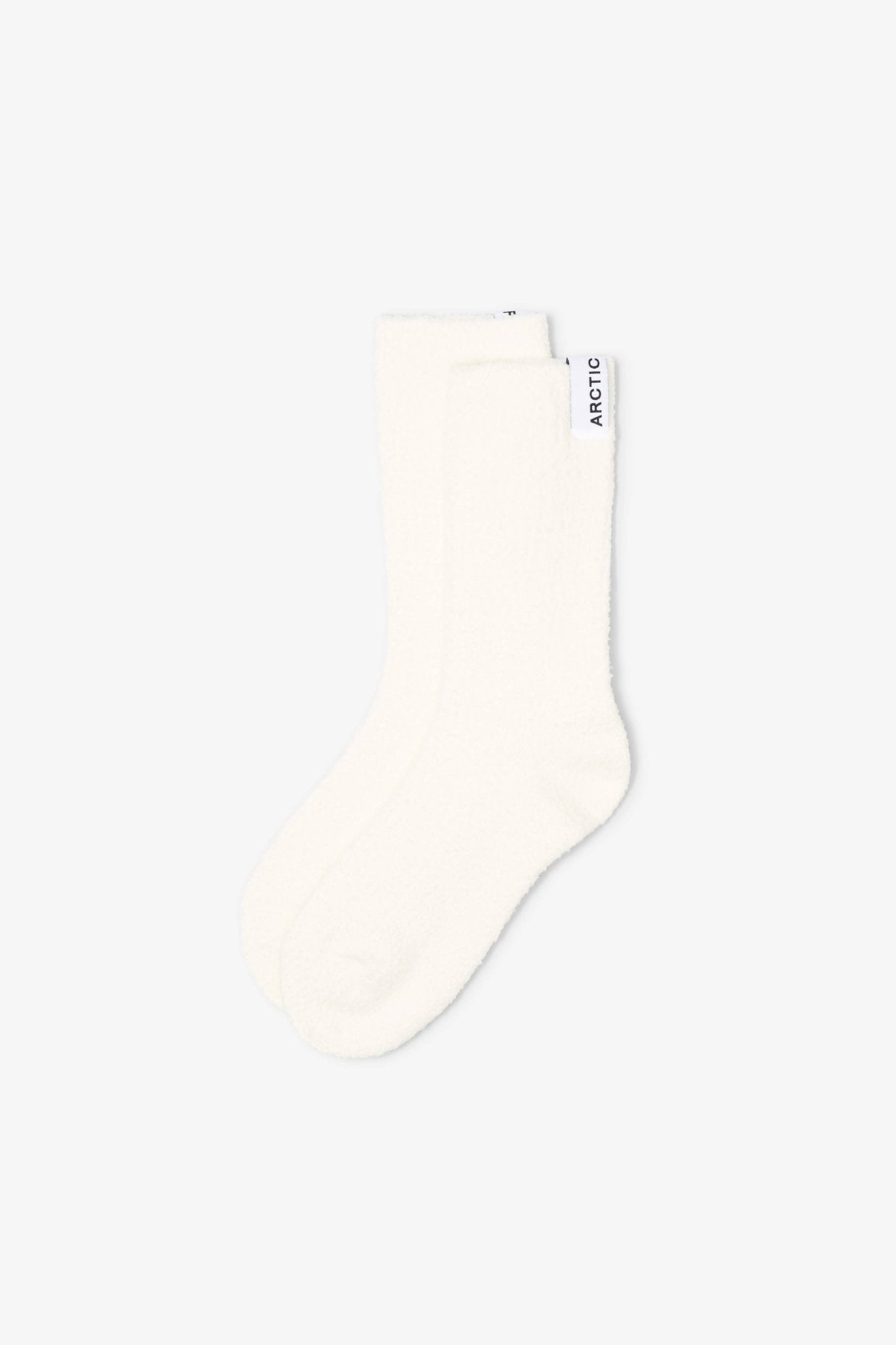 100% Recycled Cosy Socks | Polar White