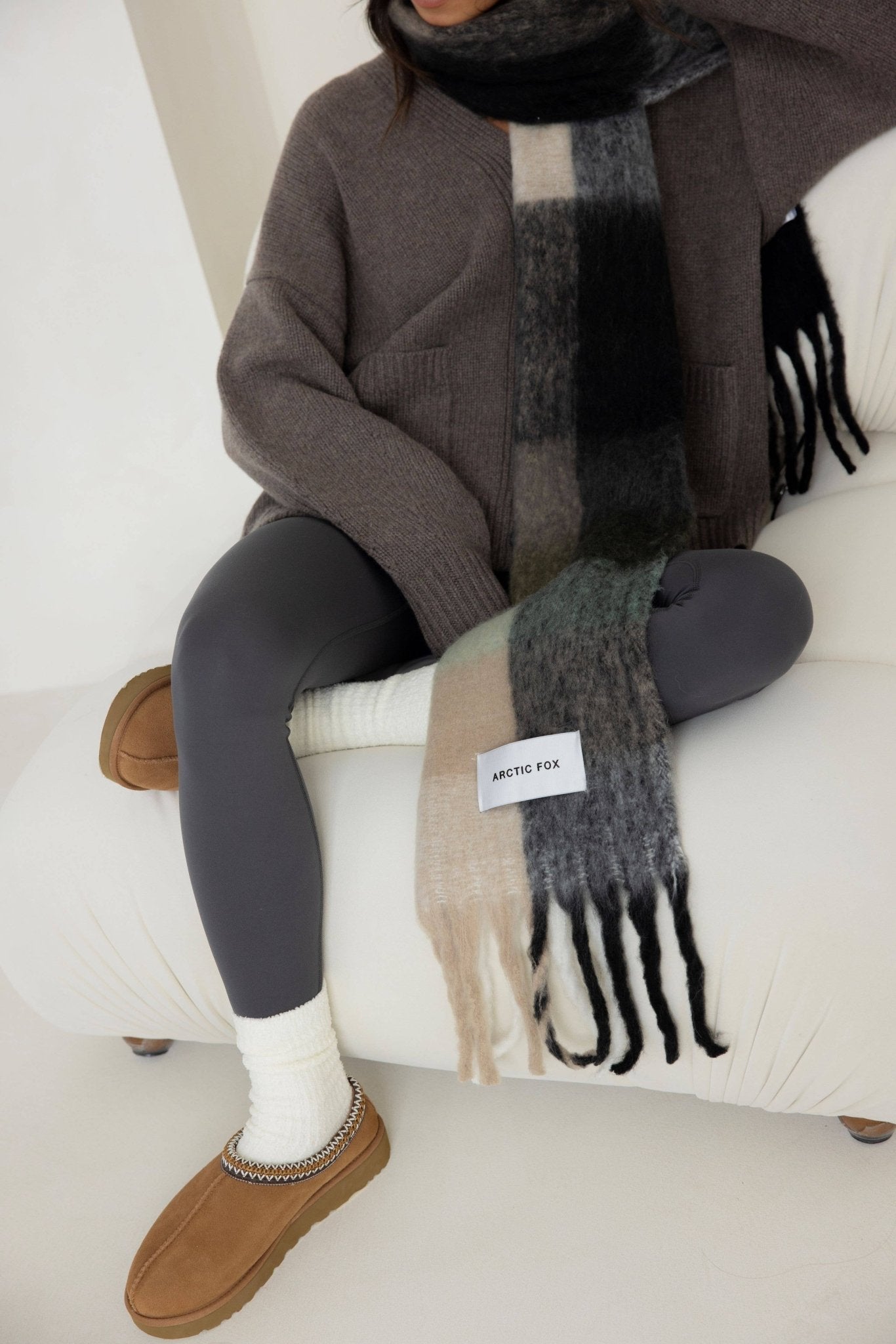 100% Recycled Cosy Socks | Polar White