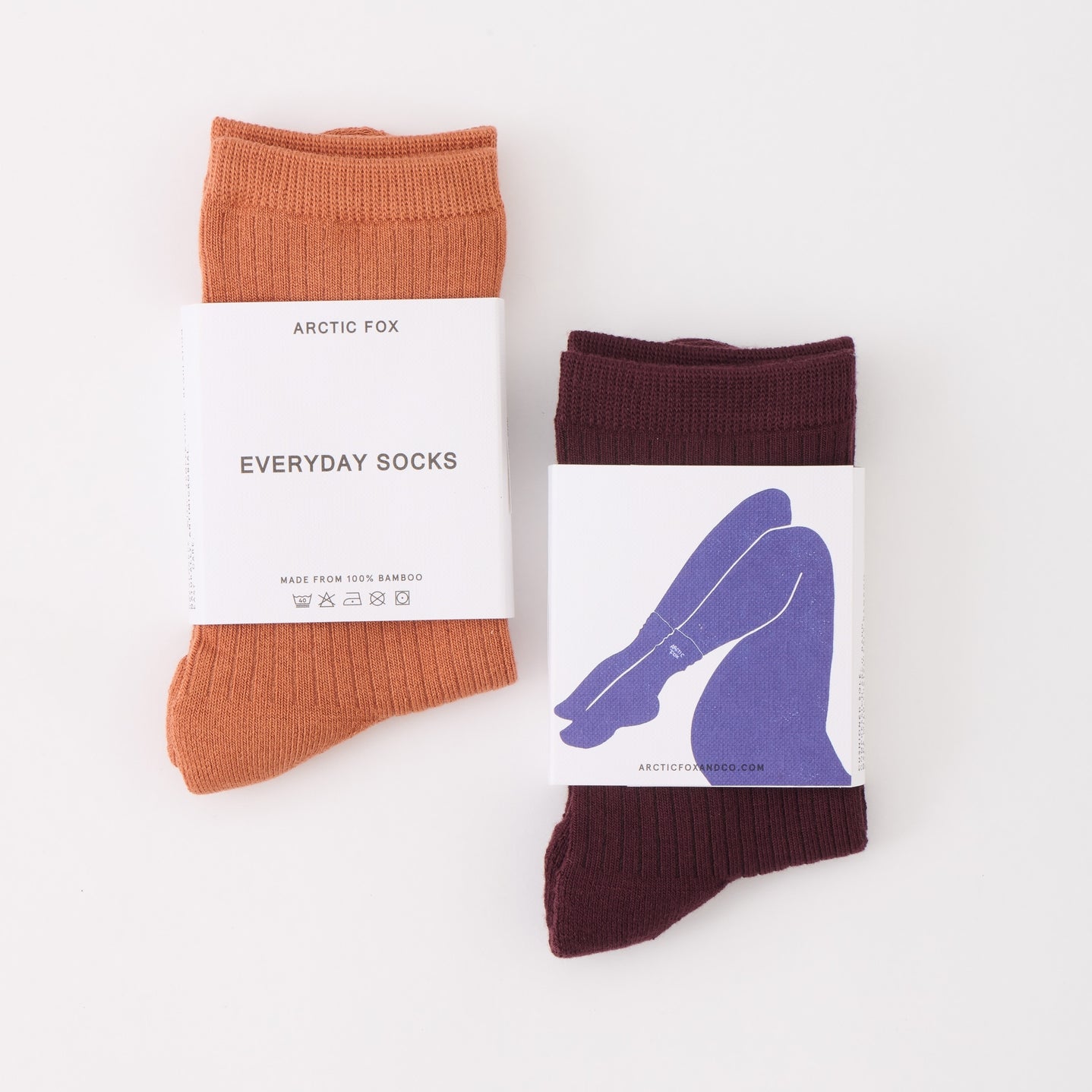 The Everyday Socks - 100% Bamboo | Terracotta Clay - AW25