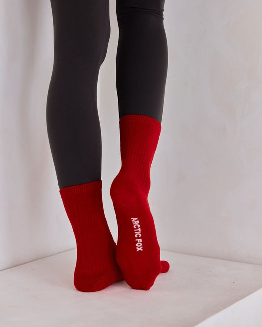 The Everyday Socks - 100% Bamboo | Icelandic Red