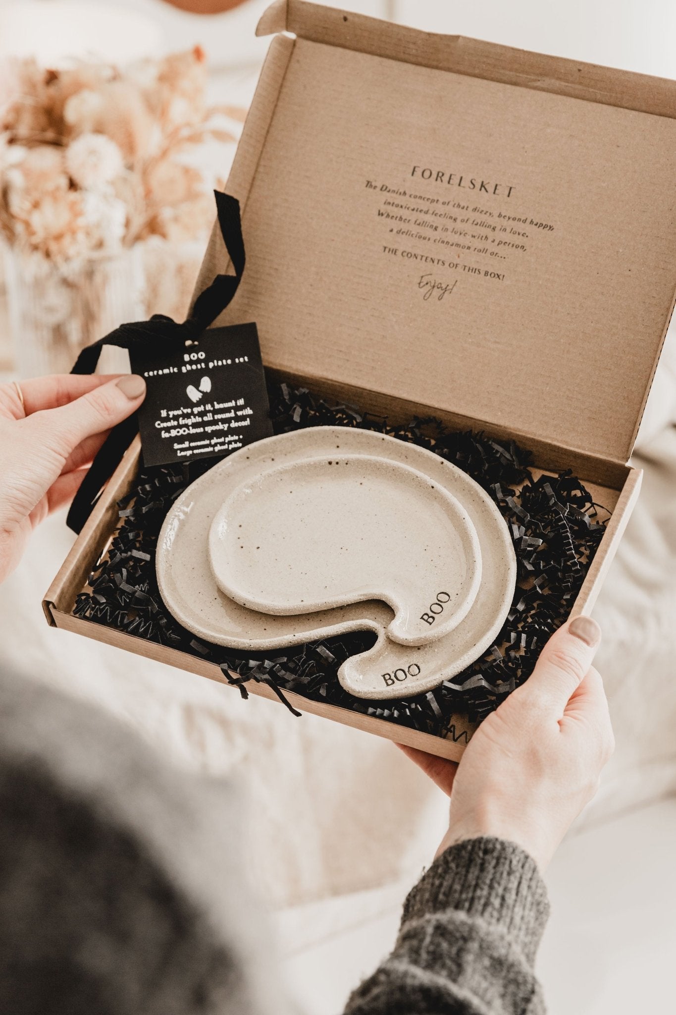 Casper | Ceramic BOO Ghost Plates