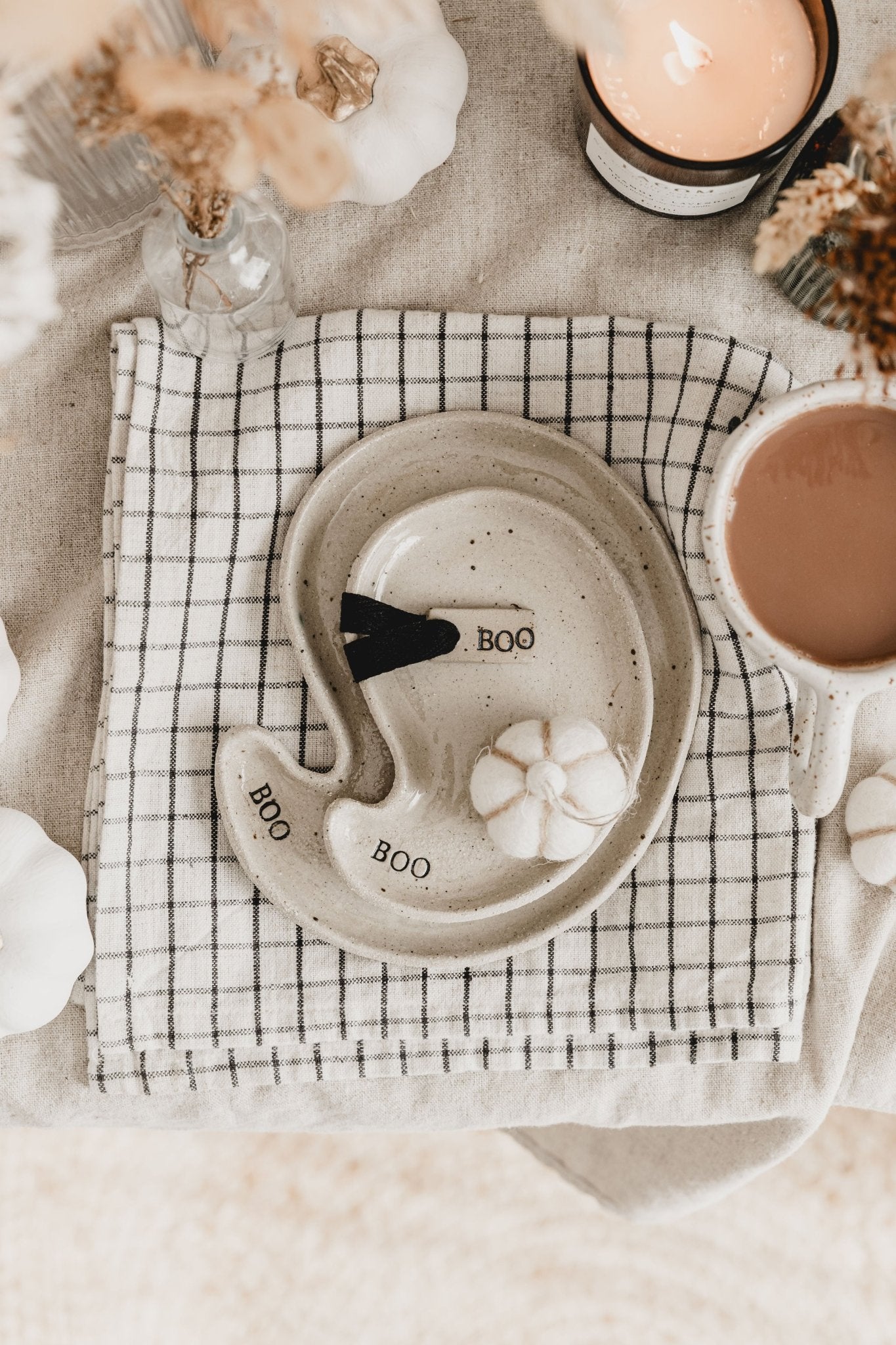 Casper | Ceramic BOO Ghost Plates