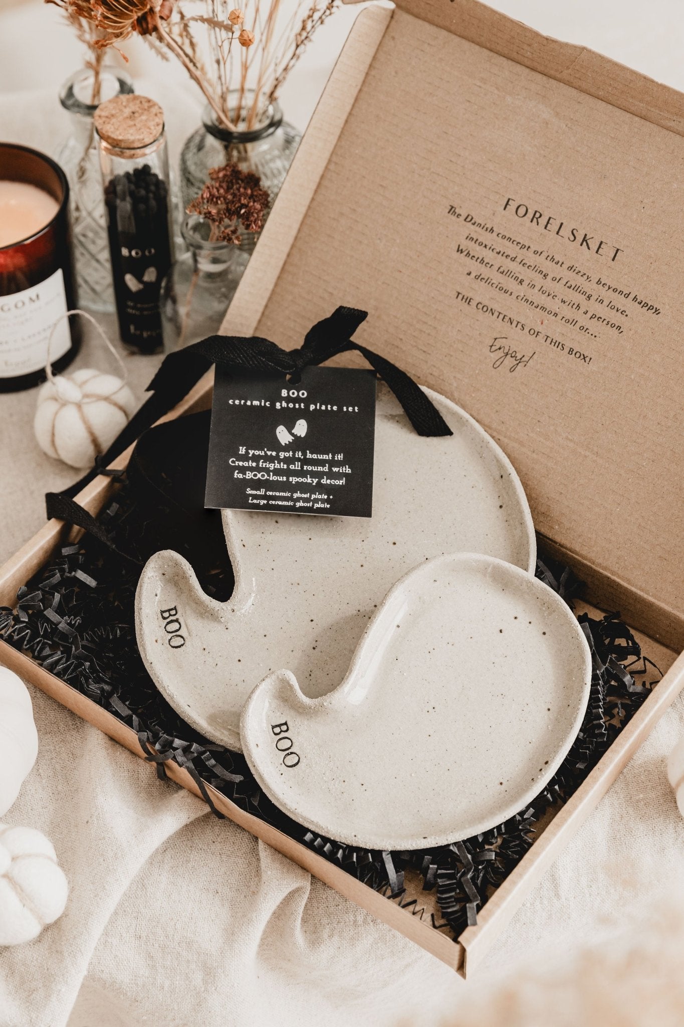 Casper | Ceramic BOO Ghost Plates