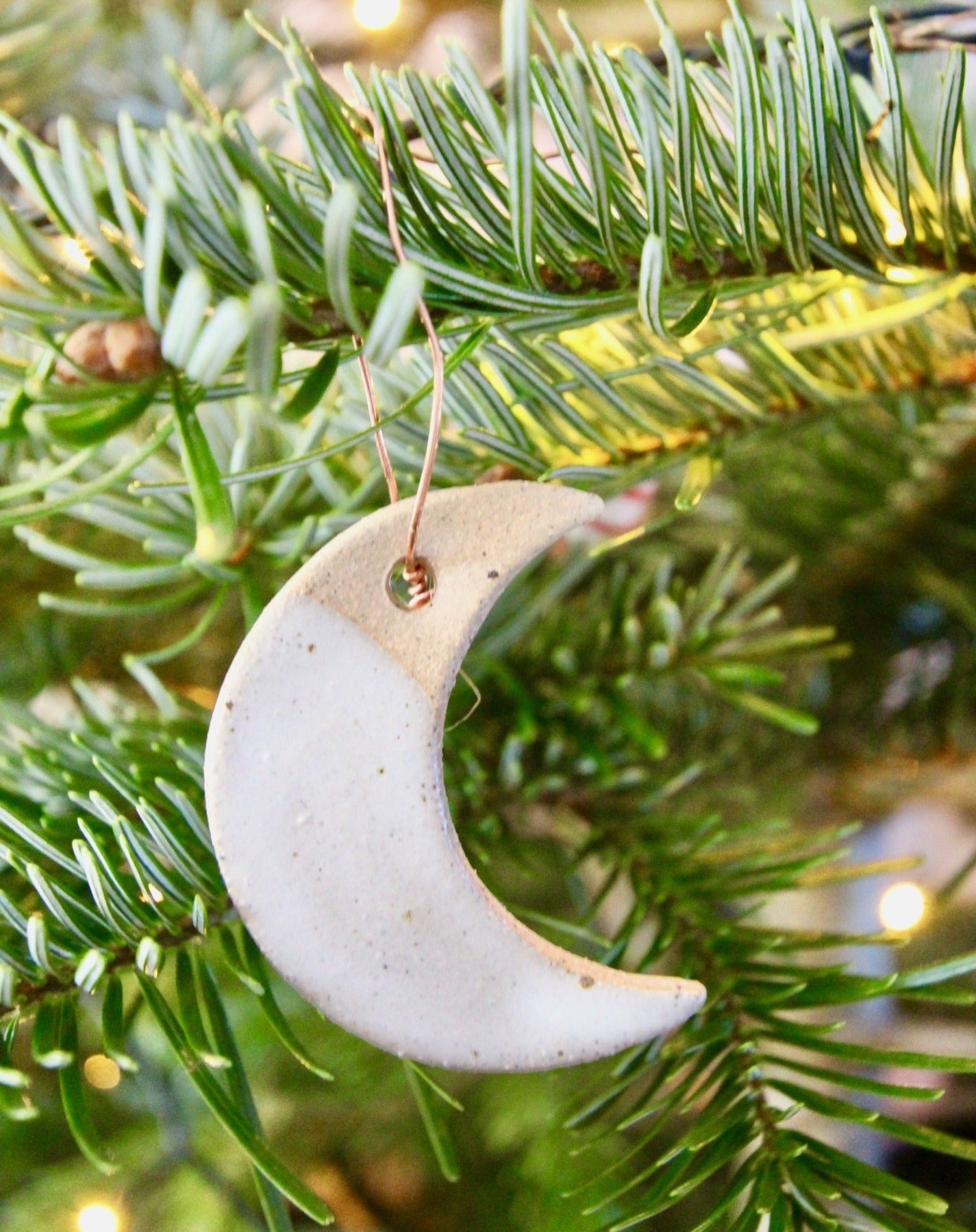 Ceramic Moon Decoration