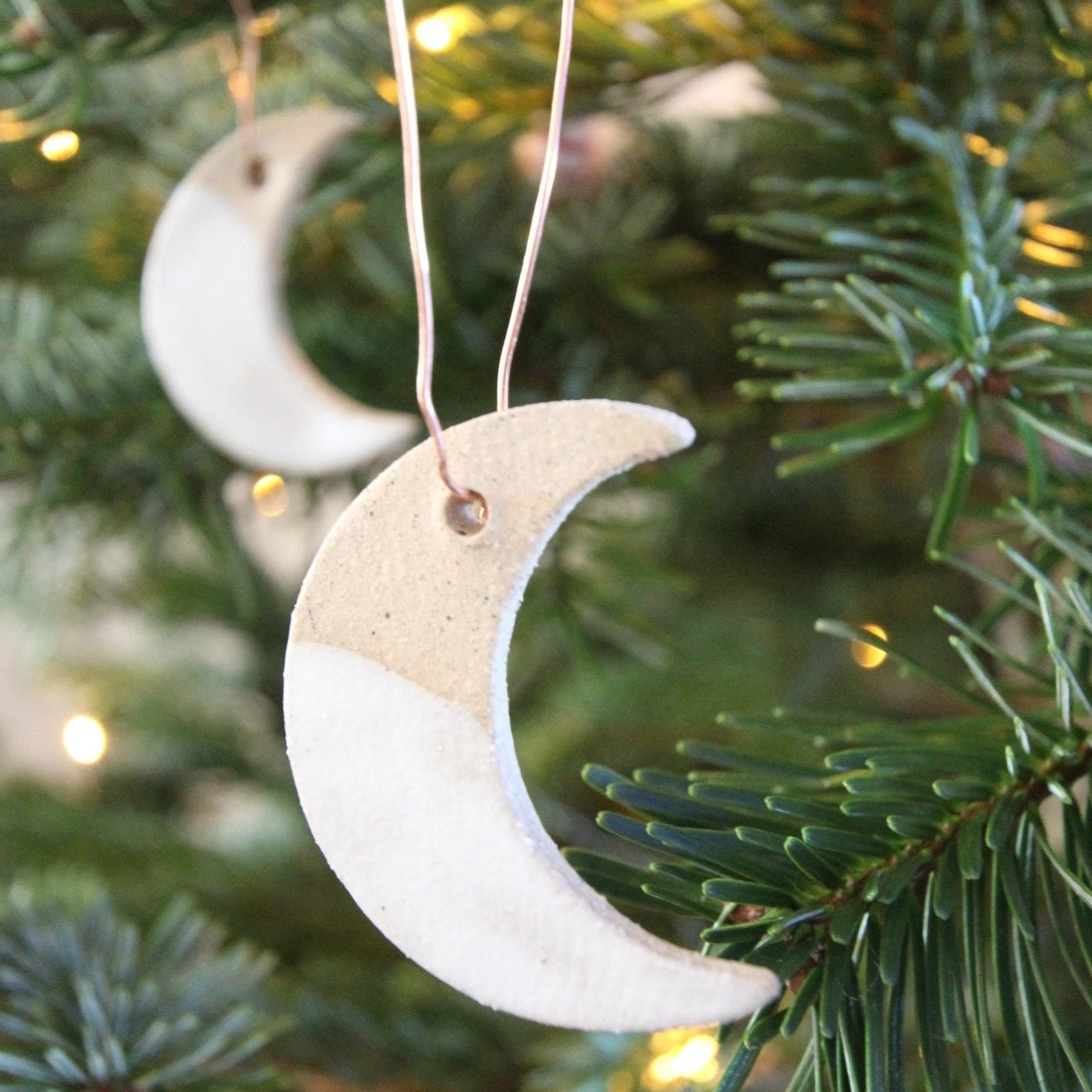 Ceramic Moon Decoration
