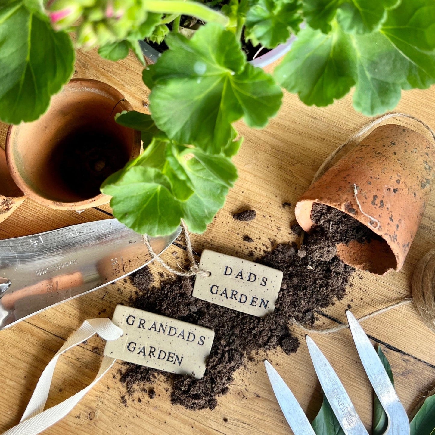 Dads Garden | Ceramic tag