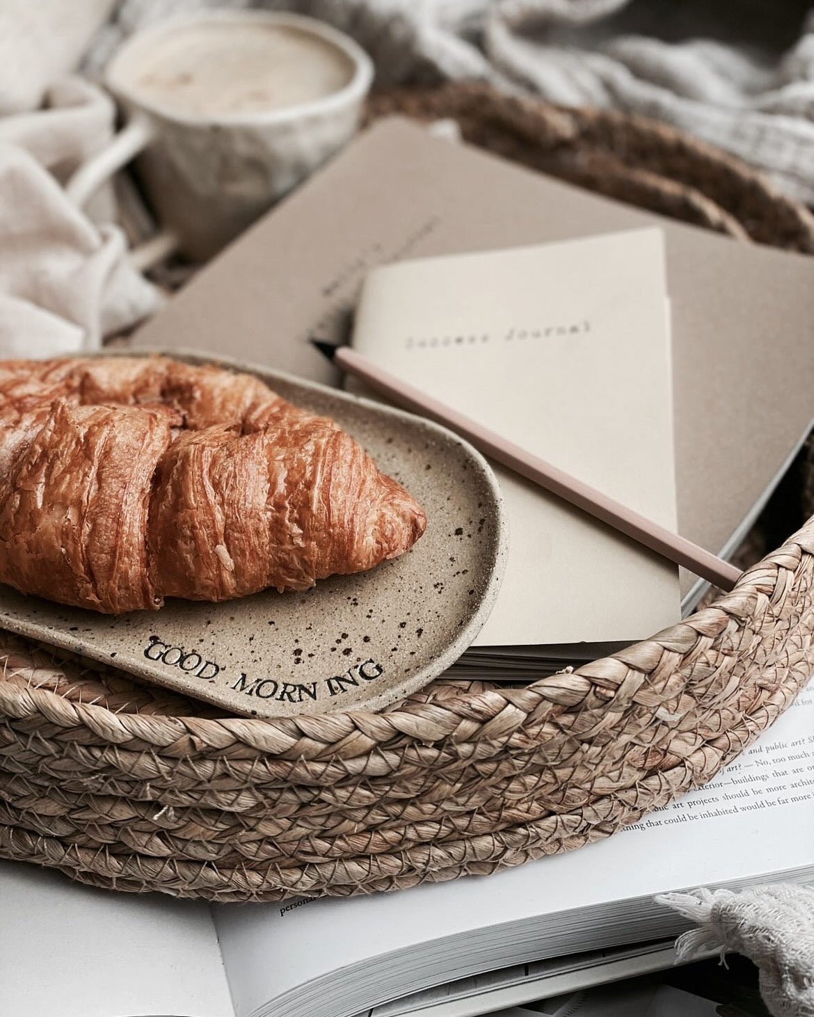 Good Morning Ceramic Plate