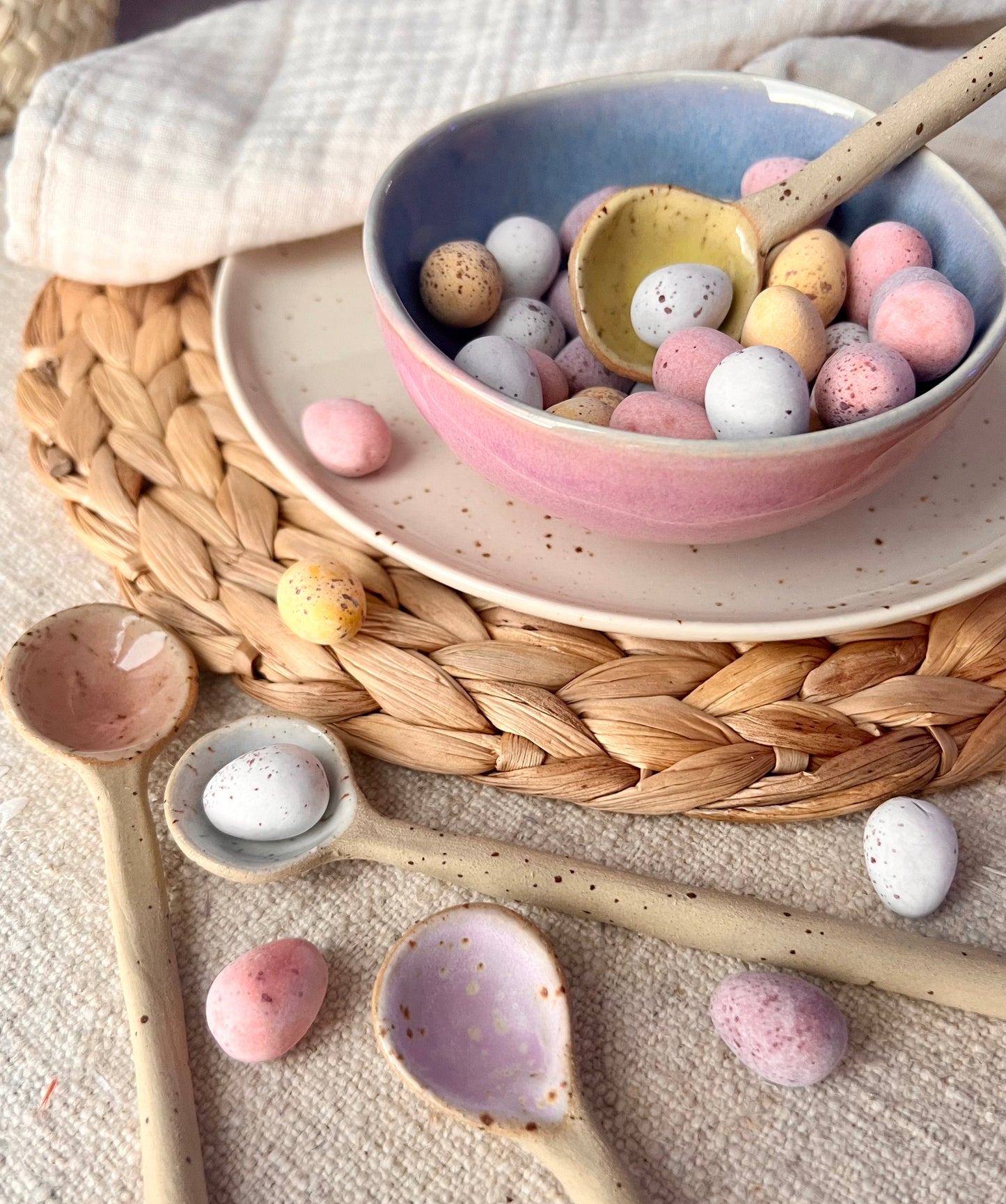 Mini Egg | Handmade Ceramic Spoons
