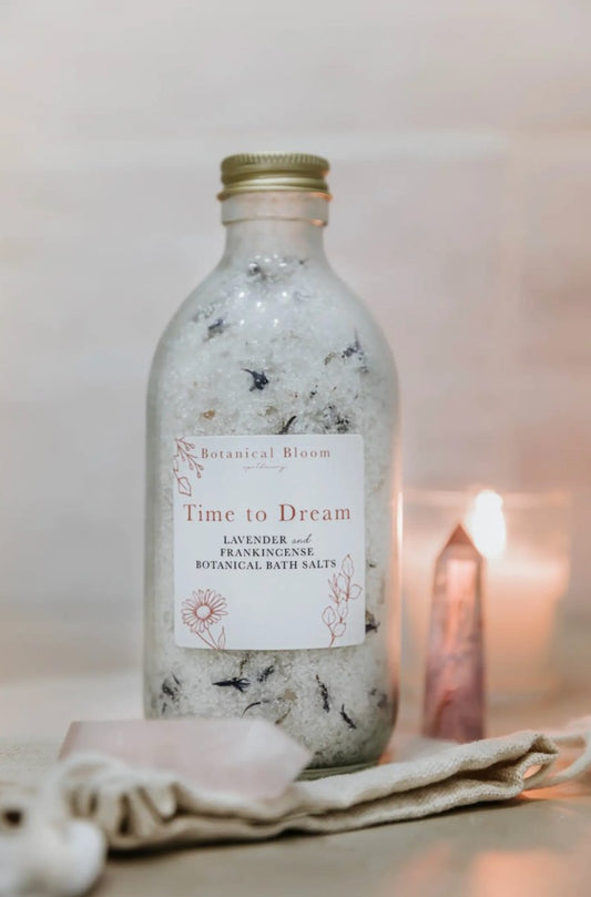 Lavender + Frankincense Bath Salts | Time to dream