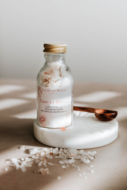 Lavender + Frankincense Bath Salts | Time to dream