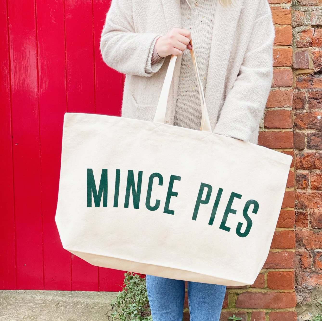 Mince Pie Lover | Oversized Tote