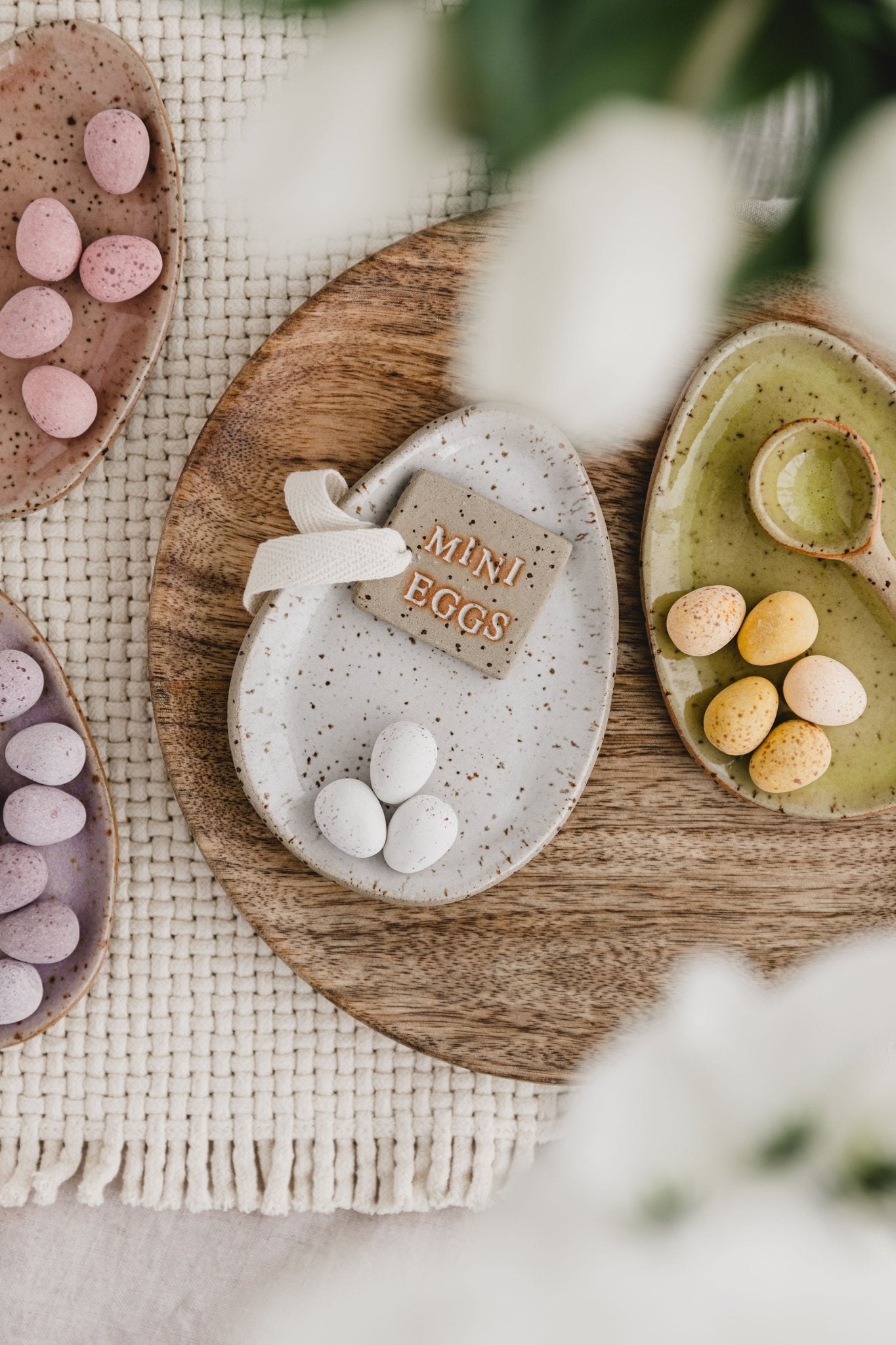 Mini Egg Treat Plates