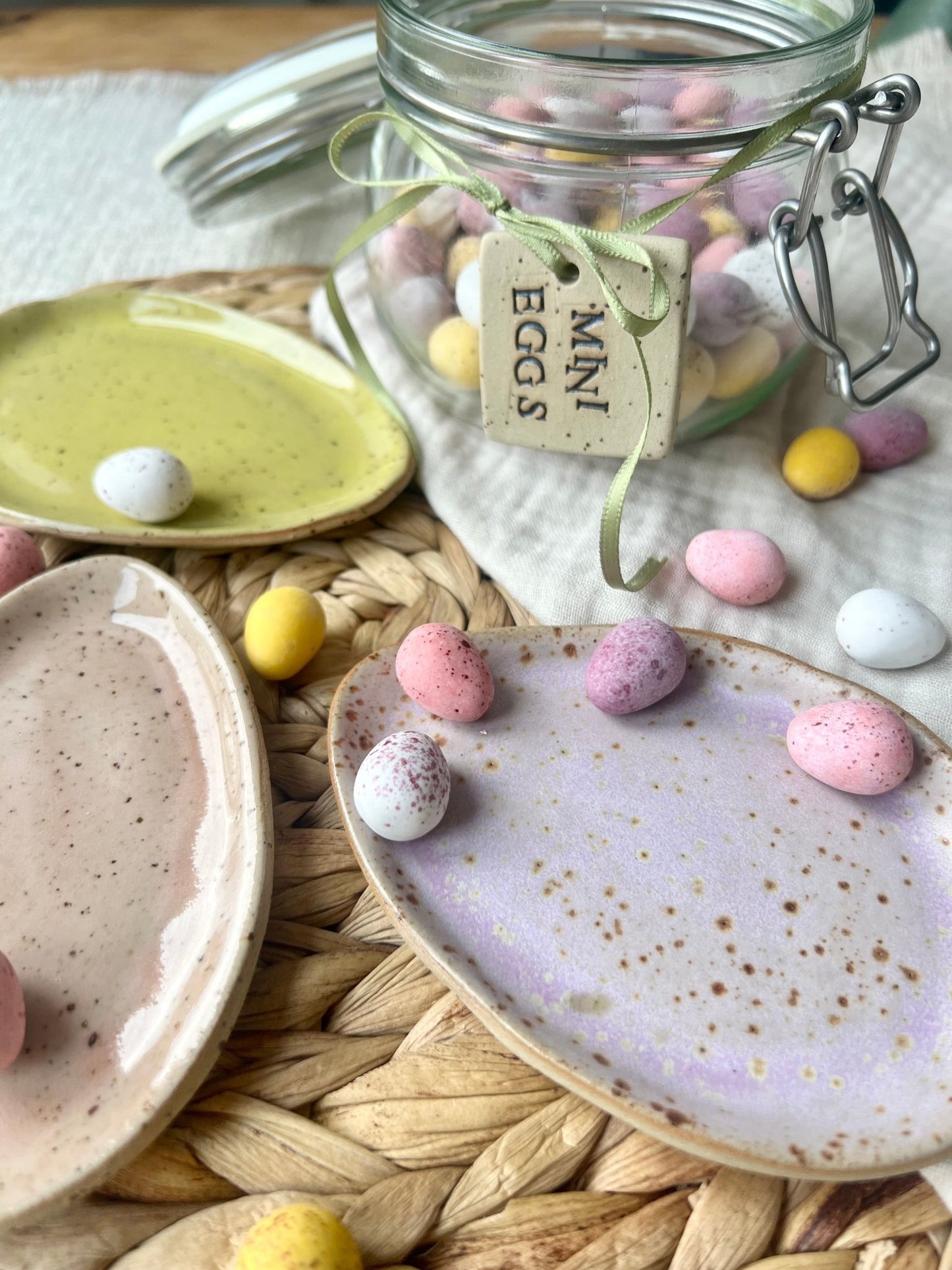 Mini Egg Treat Plates