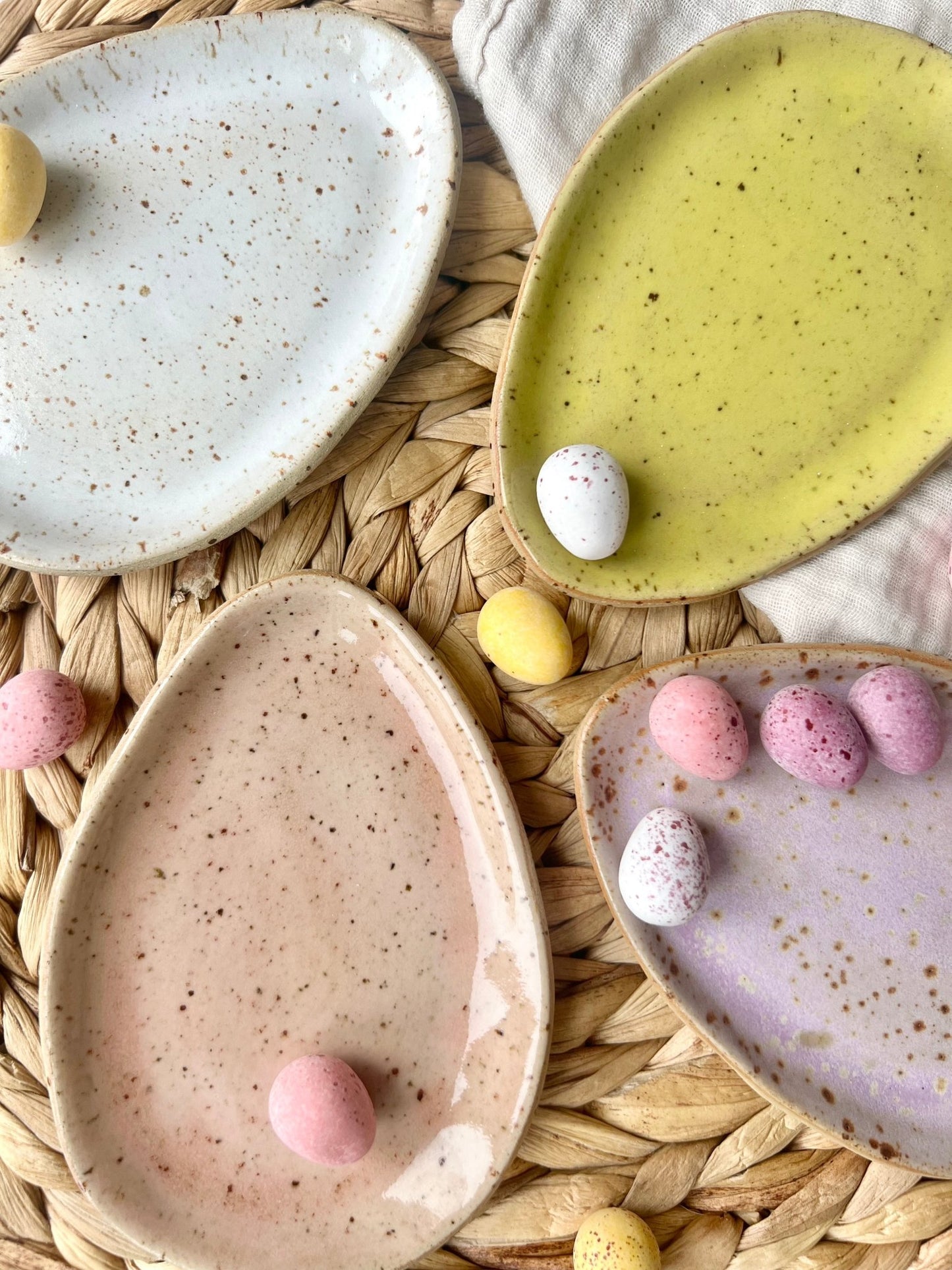 Mini Egg Treat Plates