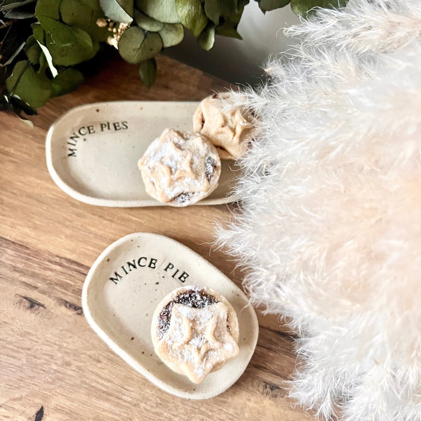 Mini Mince Pie Ceramic Plate