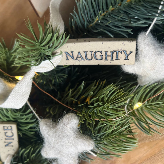 Naughty | Christmas Tag