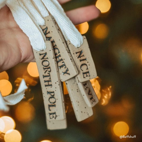 Naughty or Nice | Christmas Tag Set