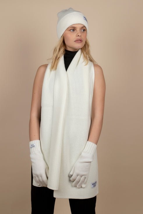 The Recycled Bottle Scarf | Winter White