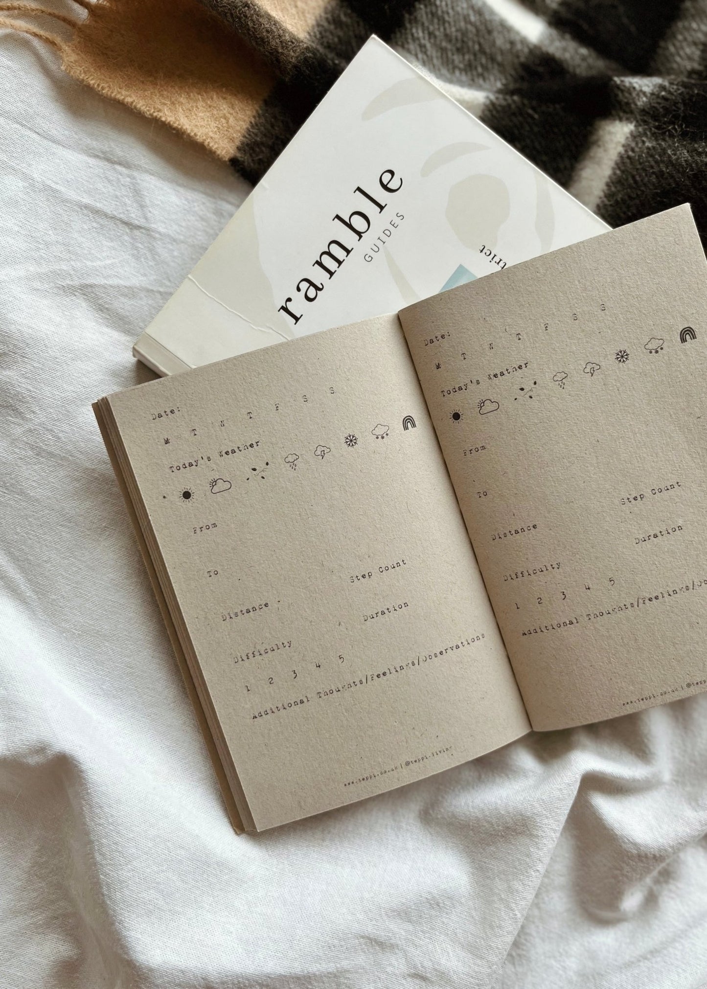 Walking Journal | A5 & A6 | Personalise