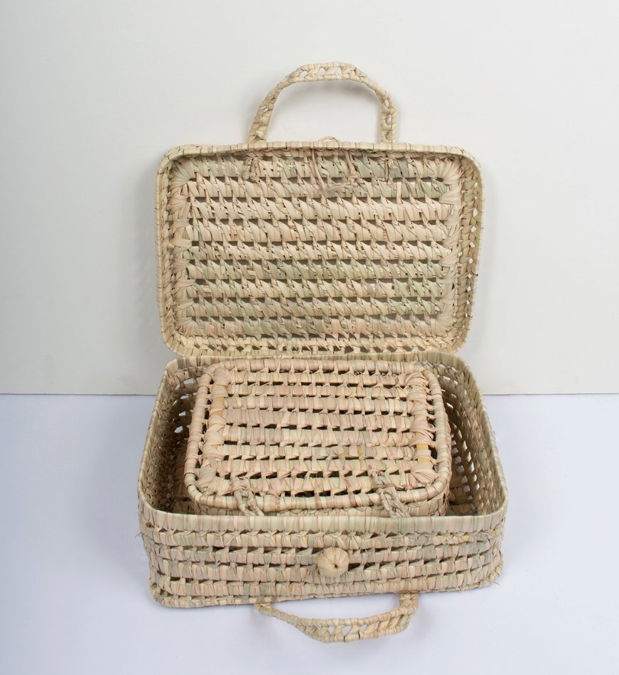 Woven Suitcases