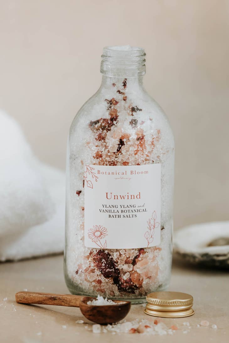 Ylang ylang + Vanilla Bath Salts | Unwind